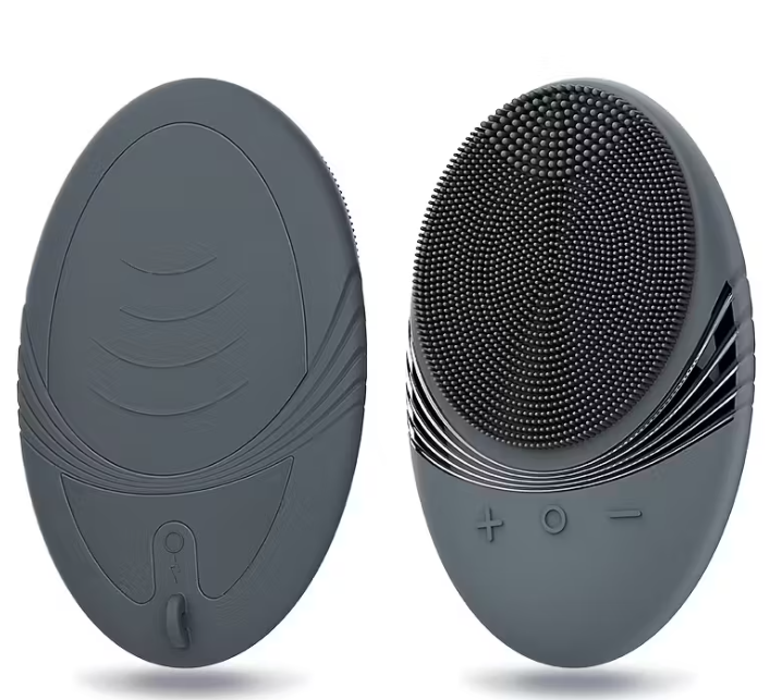 Portable Silicone Facial Cleansing Brush (Rechargeable)