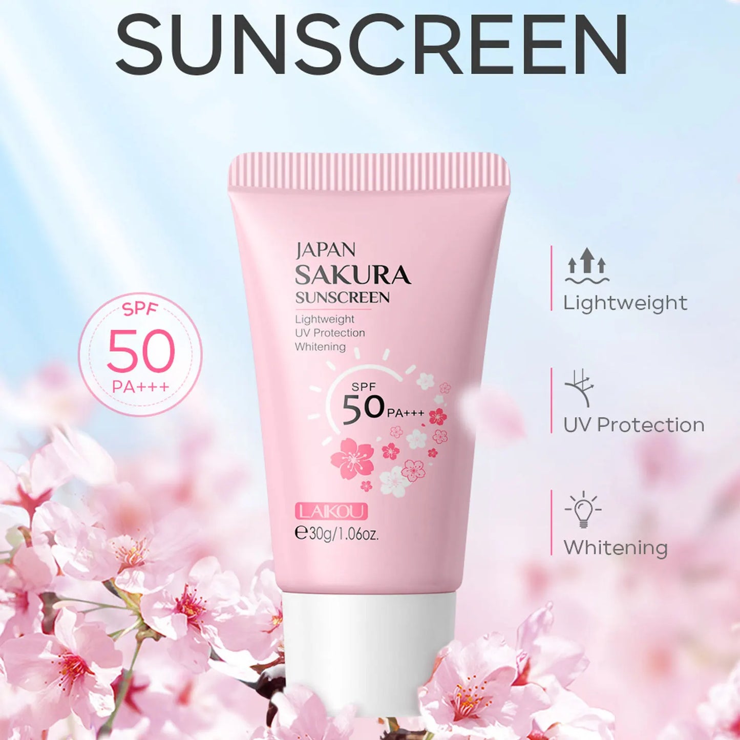 Sakura Shield Daily Sunscreen Cream